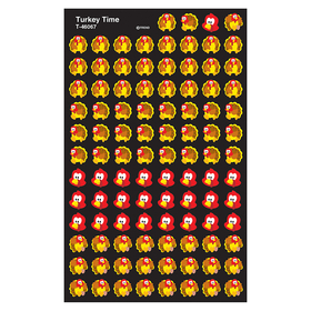 Trend Enterprises T-46067 Supershapes Stickers Turkey Time