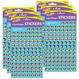 TREND T-46068-6 Supershapes Stickers Perky (6 PK)