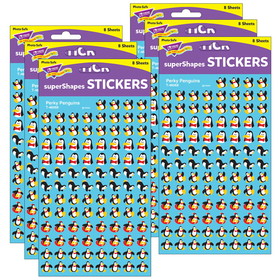 TREND T-46068-6 Supershapes Stickers Perky (6 PK)