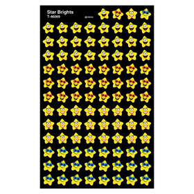 Trend Enterprises T-46069 Supershapes Stickers Star Brights