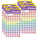 TREND T-46079-6 Star Smiles Supershape, Superspots / Shapes Stickers (6 PK)