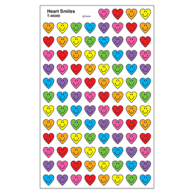 Trend Enterprises T-46080 Heart Smiles Supershape Superspots Shapes Stickers