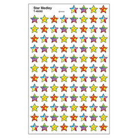 TREND T-46082 Star Medley Supershape Superspots, Shapes Stickers
