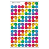 TREND T-46134-6 Superspots Stickers Color, 800 Per Pk Smiles Acid-Free (6 PK)