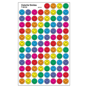Trend Enterprises T-46134 Superspots Stickers Colorful 800/Pk Smiles Acid-Free