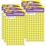TREND T-46139-6 Sticker Neon Yellow Smiles, Superspots (6 PK)