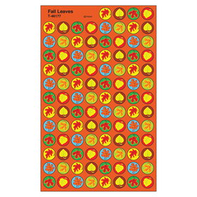 Trend Enterprises T-46177 Fall Leaves Superspot Shapes Stickers