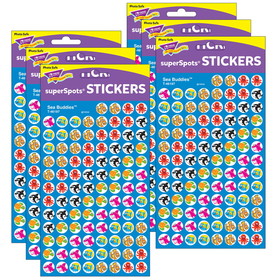 TREND T-46197-6 Sea Buddies Superspots, Stickers (6 PK)