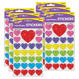 TREND T-46314-6 Supershapes Stickers, Sparkle (6 PK)
