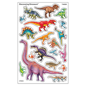 Trend Enterprises T-46329 Discovering Dinosaurs Supershapes - Stickers Large