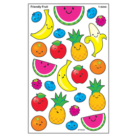 Trend Enterprises T-46346 Friendly Fruit Super Stickers Lg