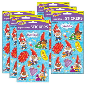 TREND T-46356-6 Gnome Talk Large Stickers, 72Ct (6 PK)