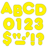 Trend Enterprises T-464 Ready Letters 4 Inch Casual Yellow