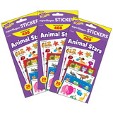 TREND T-46928-3 Animal Star Lg Variety Pk, Stickers Supershapes (3 PK)