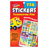 Trend Enterprises T-5008 Sticker Pad Schooltime Fun