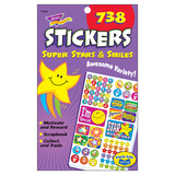 Trend Enterprises T-5010 Sticker Pad Super Stars & Smiles