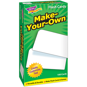 Trend Enterprises T-53010 Flash Cards Make Your Own 100/Box
