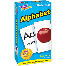 Trend Enterprises T-53012 Flash Cards Alphabet 80/Box