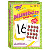 Trend Enterprises T-58002 Match Me Cards Numbers 0-25 52/Box Two-Sided Cards Ages 4 & Up