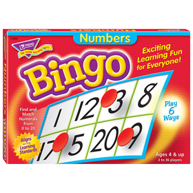 Trend Enterprises T-6068 Bingo Numbers Ages 4 & Up