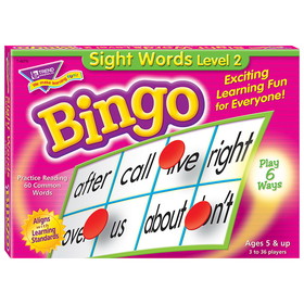 Trend Enterprises T-6076 Sight Words Level 2 Bingo Game