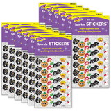 TREND T-63009-12 Sparkle Stickers Halloween, Sparkles (12 PK)