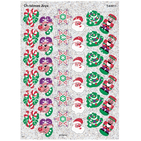 Trend Enterprises T-63011 Sparkle Stickers Christmas Joys