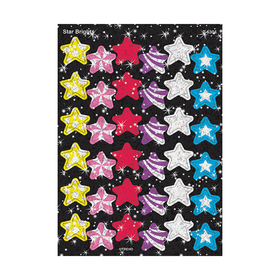 Trend Enterprises T-6304 Sparkle Stickers Star Brights