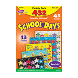 Trend Enterprises T-63901 Sparkle Stickers School Days