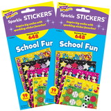 TREND T-63904-2 Sparkle Stickers School Fun (2 PK)