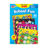 Trend Enterprises T-63904 Sparkle Stickers School Fun
