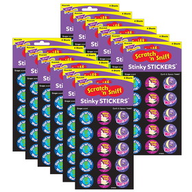 TREND T-6407-12 Stinky Stickers Earth &, Space 60 Per Pk Acid-Free Grape (12 PK)