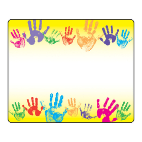 Trend Enterprises T-68005 Name Tags Rainbow Handprints 36Pk
