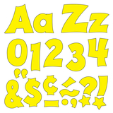Trend Enterprises T-79804 Yellow 4In Combo Pack Uppercase - Lowercase