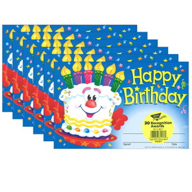 TREND T-81017-6 Awards Happy Birthday Cake (6 PK)