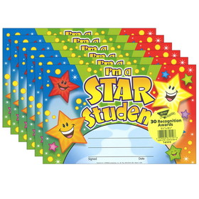 TREND T-81019-6 Awards Im A Star Student (6 PK)
