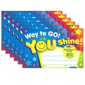 TREND T-81047-6 Way To Go You Shine, Recognition Awards (6 PK)