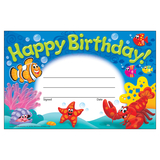 Trend Enterprises T-81055 Happy Birthday Sea Buddies - Recognition Awards