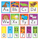 Trend Enterprises T-8265 Awesome Animals Alphabet Cards Std Manuscript Bb Set