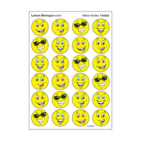 Trend Enterprises T-83202 Stinky Stickers Yellow Smiles/Lemon Meringue