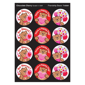 Trend Enterprises T-83301 Friendship Bears/Choc Cherry Stinky Stickers
