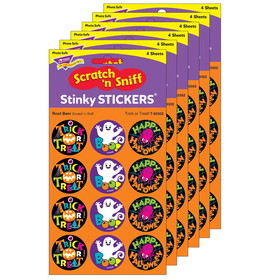 TREND T-83302-6 Trick Or Treat/Root Beer, Stinky Stickers (6 PK)
