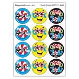 Trend Enterprises T-83305 Candy Complimints/Peppermint Stinky Stickers