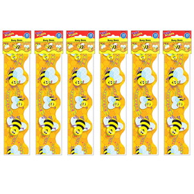 TREND T-92047-6 Trimmer Busy Bees (6 PK)