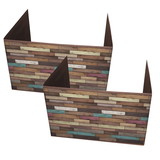 Teacher Created Resources TCR20346-2 Reclaimed Wood Privacy, Screen (2 EA)