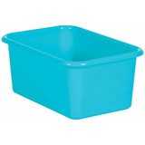 Teacher Created Resources TCR20381 Teal Small Plastic Storage Bin