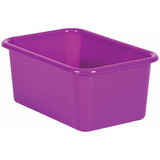 Teacher Created Resources TCR20383 Purple Small Plastic Storage Bin
