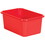 Teacher Created Resources TCR20385 Red Small Plastic Storage Bin, Price/Each