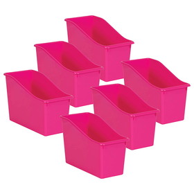 Teacher Created Resources TCR20390-6 Pink Plastic Book Bin (6 EA)
