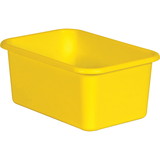 Teacher Created Resources TCR20392 Yellow Small Plastic Storage Bin
